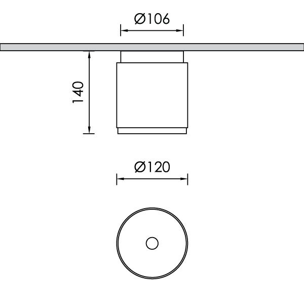 PENDO 1 CEILING LED