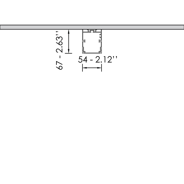 NOTUS 16 MICROPRISMATIC OPAL LINEAR LED