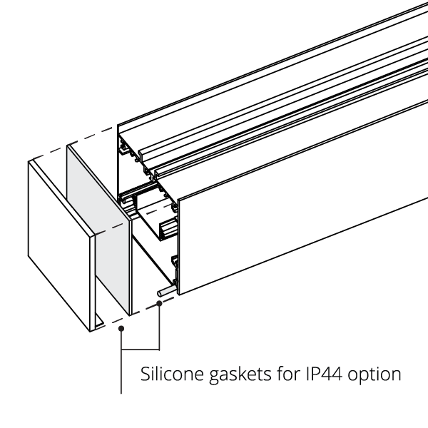 NOTUS 3 STATUS LINEAR LED IP44