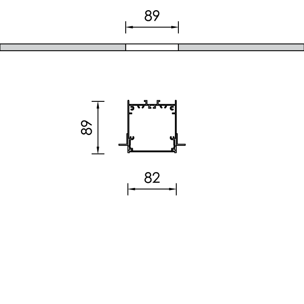 NOTUS 3 STATUS LINEAR LED IP44