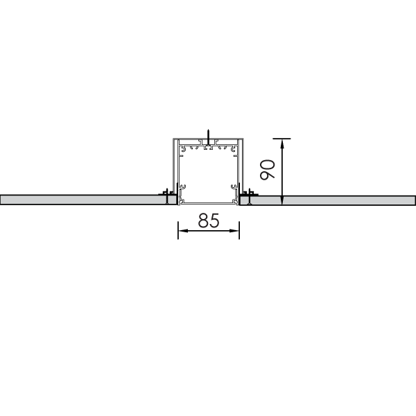 NOTUS 1 TRIMLESS A LINEAR LED