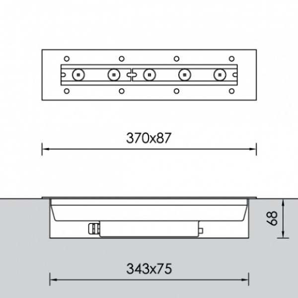 DENUS GROUND INOX H.P.LED